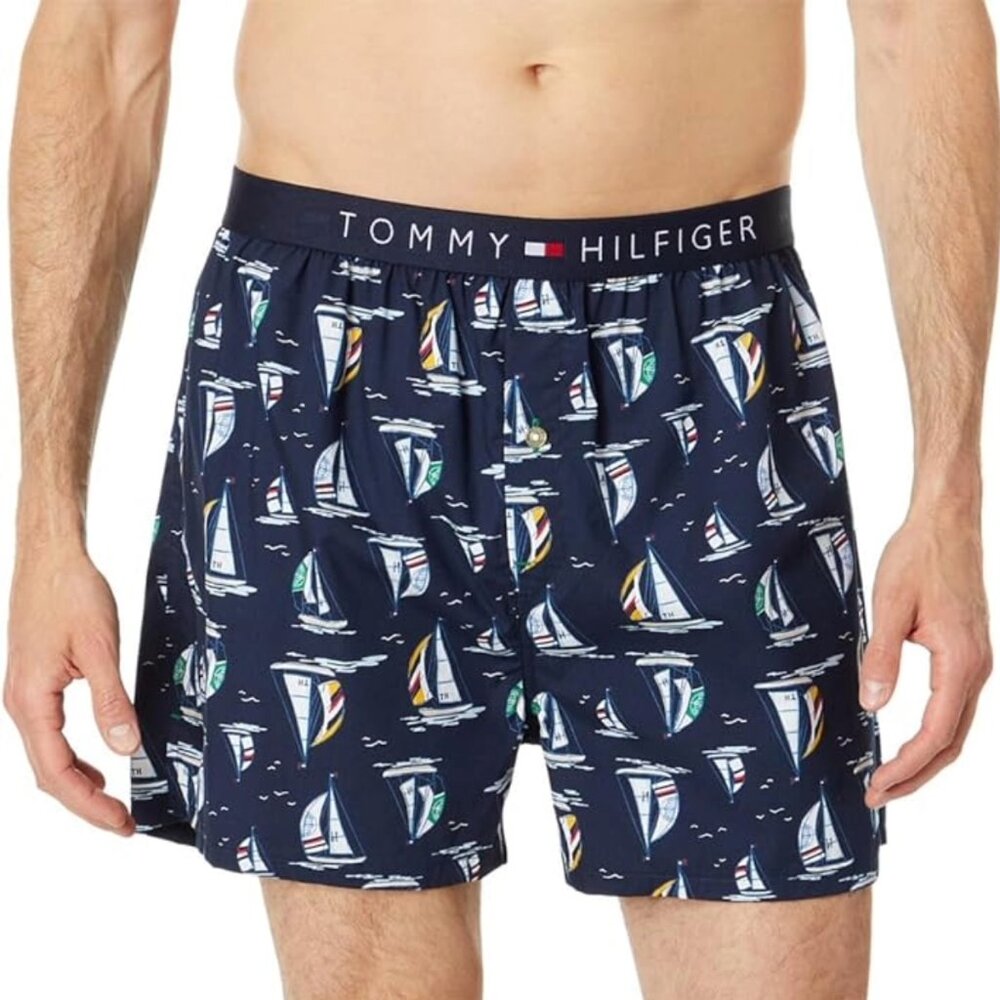 Tommy Hilfiger 100% Cotton Woven Boxers Size L